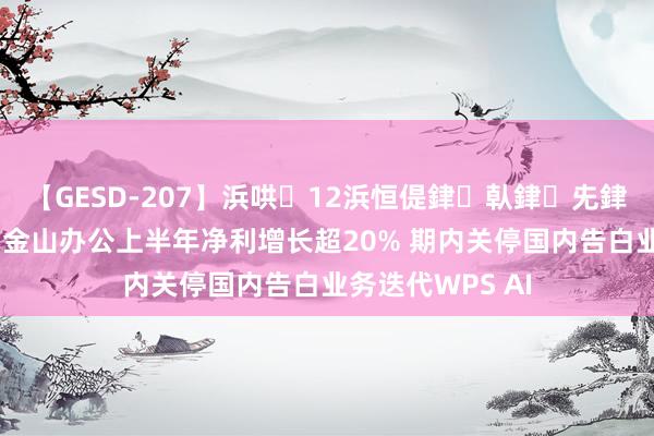 【GESD-207】浜哄12浜恒偍銉倝銉兂銉€銉笺儵銉炽儔 金山办公上半年净利增长超20% 期内关停国内告白业务迭代WPS AI