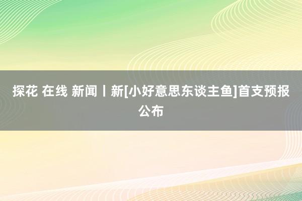 探花 在线 新闻丨新[小好意思东谈主鱼]首支预报公布